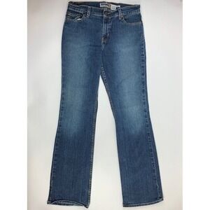 OLD NAVY Jeans Womens Size 10Long Stretch Boot Cut Just Below Waist Lt Med Wash